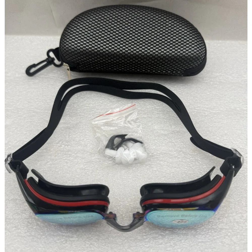 Nearsighted Optical Swimming Goggles No Leaking Anti Fog UV Protection -3.00